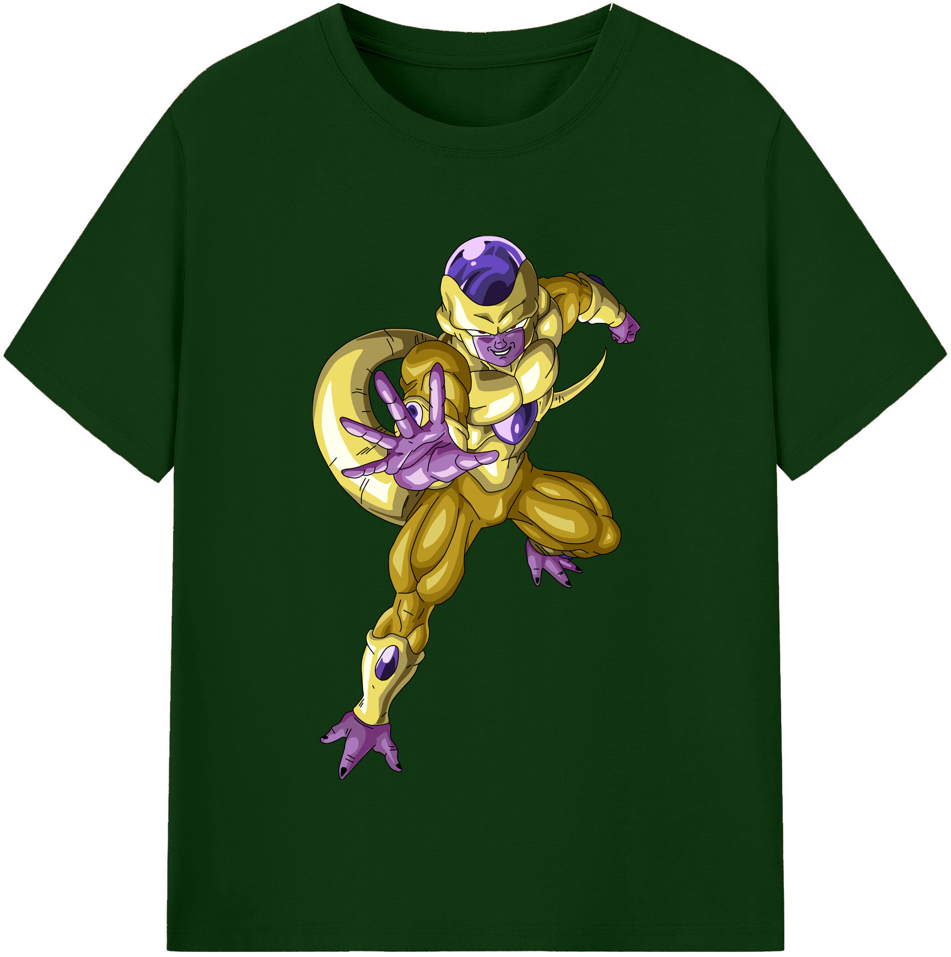 （画像用） ドラゴンボール フリーザ DRAGON BALL Frieza 綿100％半袖Tシャツ（フロントプリント）